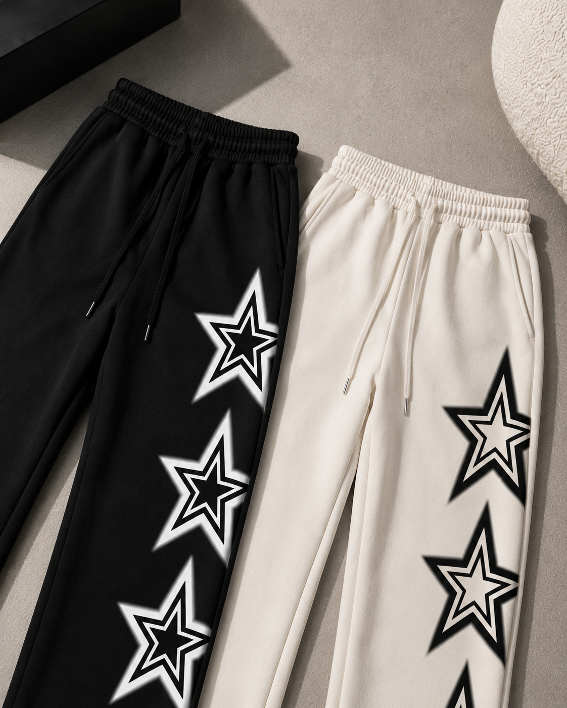Triple Star Wide-Leg Trousers