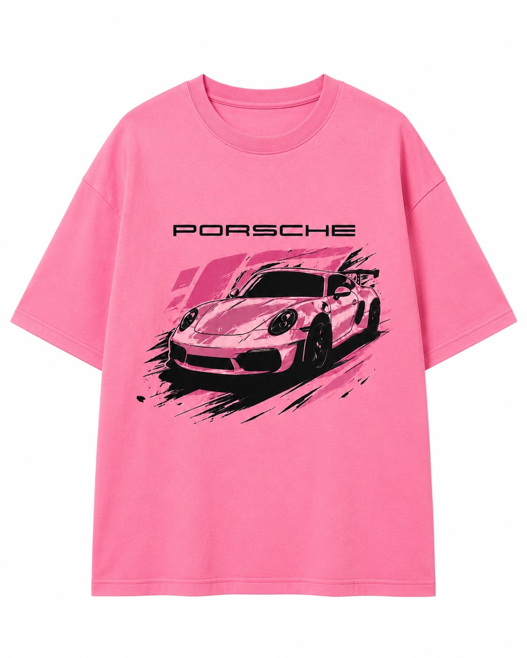 Porsche Oversized Graphic T-Shirt