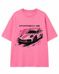 Porsche Oversized Graphic T-Shirt