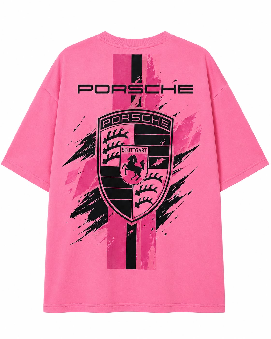 Porsche Oversized Graphic T-Shirt