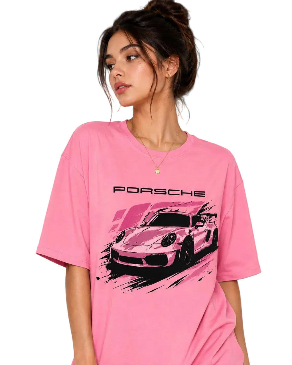 Porsche Oversized Graphic T-Shirt