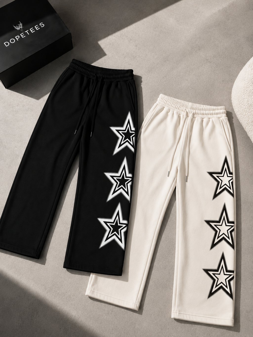 Triple Star Wide-Leg Trousers