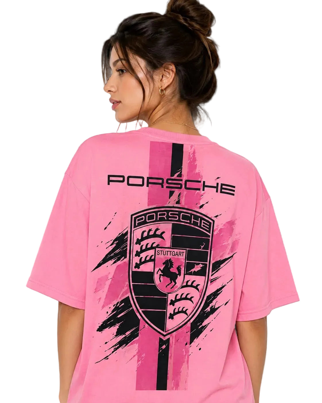 Porsche Oversized Graphic T-Shirt